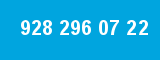 928 296 07 22 928 296 07 22